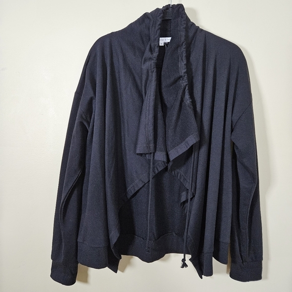 Young Fabulous & Broke drapey open front soft brushed inside cardigan LS women L - Picture 1 of 10